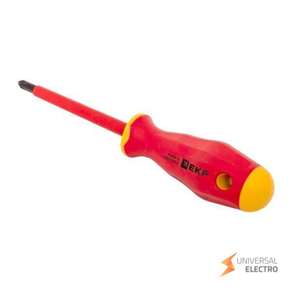Отвертка Professional PH2х100 мм VDE 1000В EKF