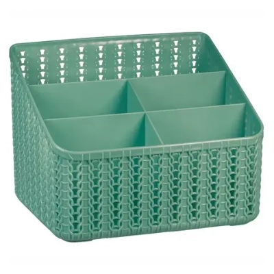 Органайзер ВЯЗАНИЕ 5 секций фисташковый (комплект 12 шт)