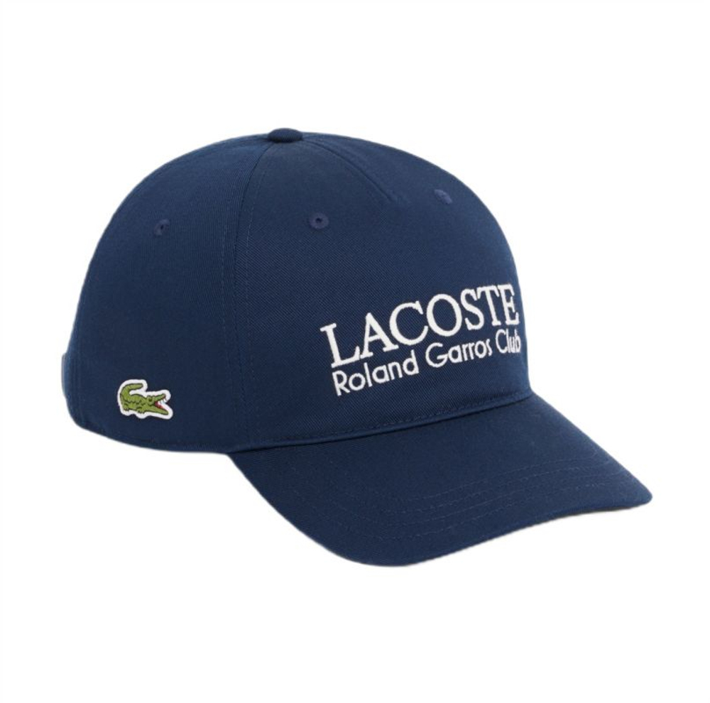 Теннисная кепка Lacoste Roland-Garros Club - navy blue