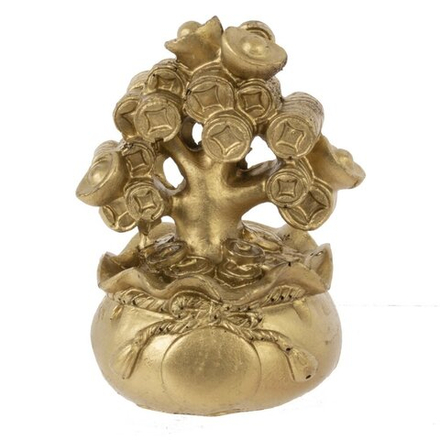 GAEM Фигурка декоративная "Дерево денежное", L4,5 W4,5 H6,5 см