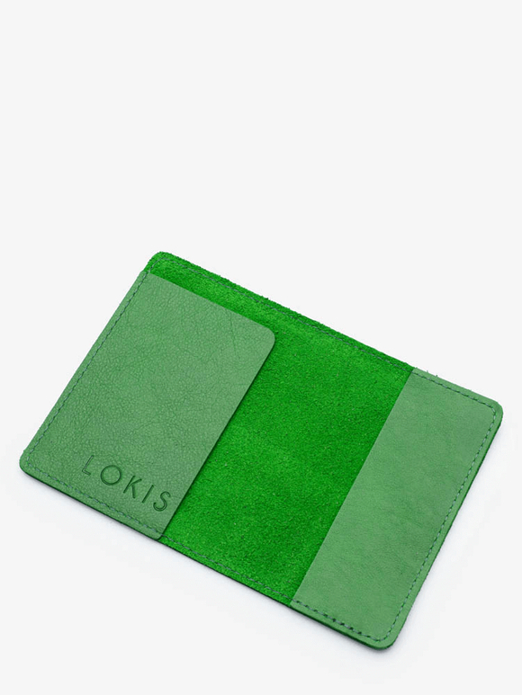 обложка на паспорт зеленый