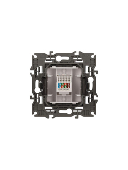 Розетка компьютерная Elegance 14-3107-01М RJ45 матов. бел. Эра Б0065763