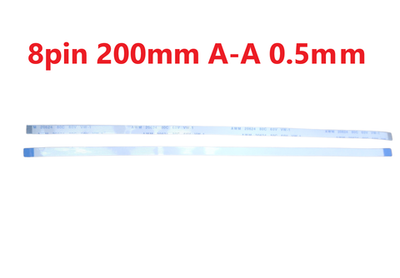 Шлейф FFC 8-pin Шаг 0.5mm Длина 20cm Прямой A-A AWM 20624 80C 60V VW-1