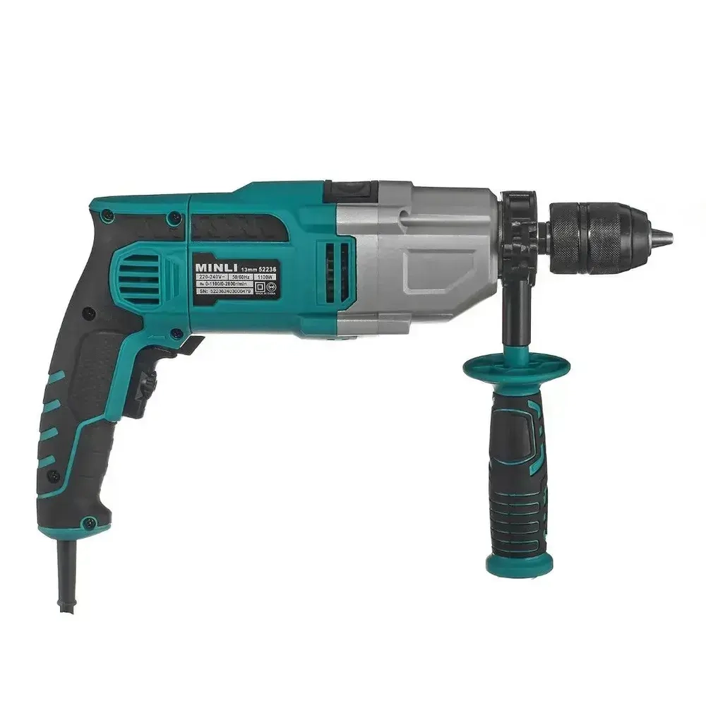 Дрель ударная 2-х скоростная Minli