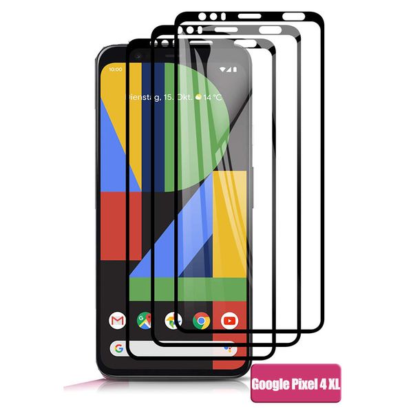 Защитное стекло 2.5d для Google Pixel 4 XL (Black / Черное)