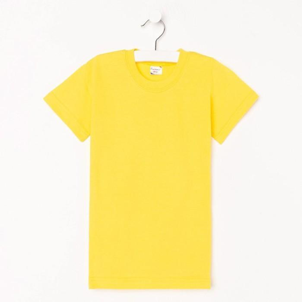 Футболка детская, цвет желтый, р. 86. 7070286, 1 шт.