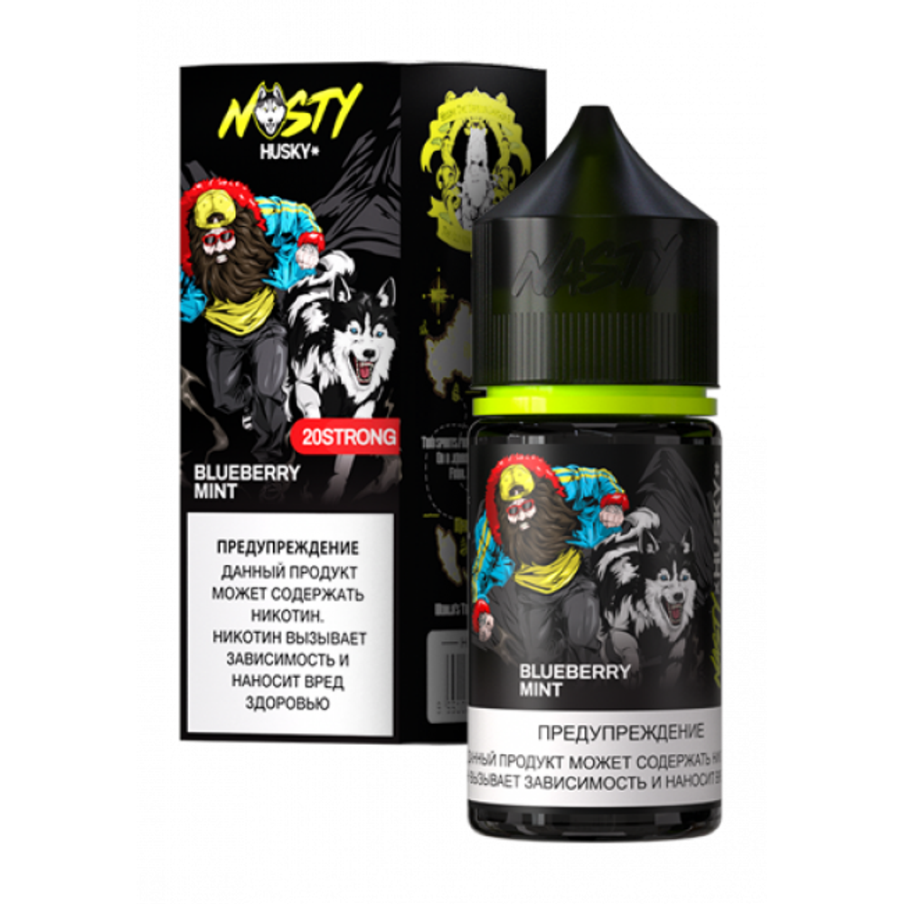Nasty x Husky Import Salt 30 мл - Blueberry Mint (20 мг) Nasty x Husky Import Salt 30 мл - Blueberry Mint (20 мг)