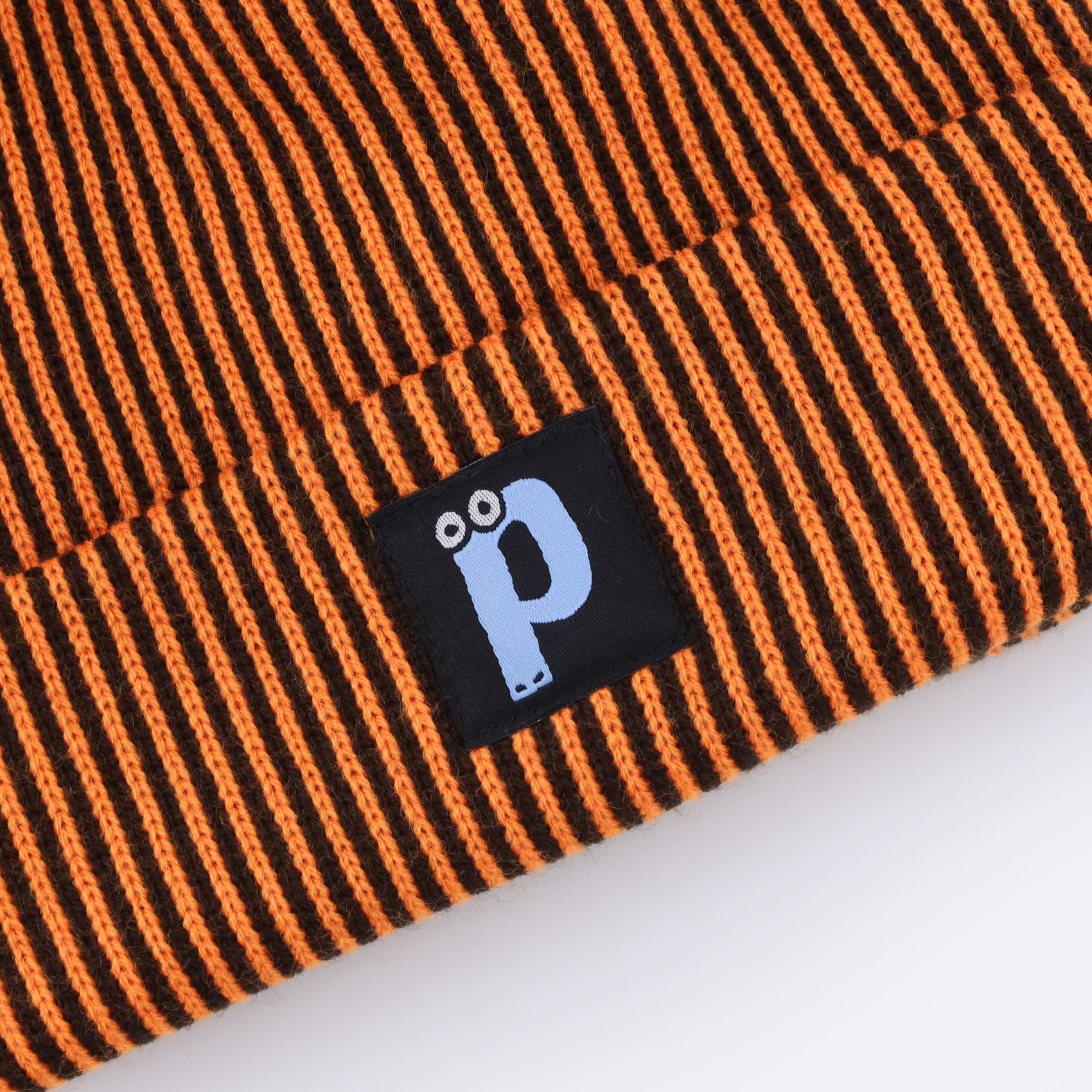 Шапка Postaments Stripes (dark brown/orange) артикул: - купить в магазине Дайс
