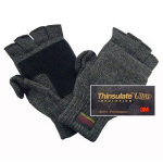 Перчатки Envision 12046 Вязанные без пальцев Темно-Серые с утеплителем Thinsulate Ultra TG2484H2M