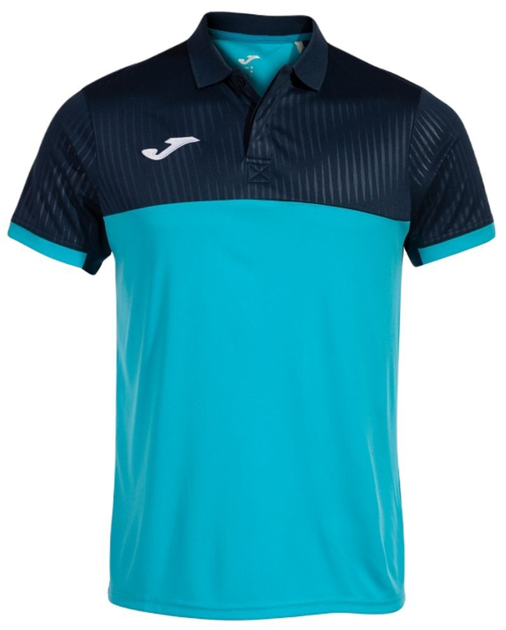 Теннисное поло Joma Montreal Polo - fluor turquoise/navy