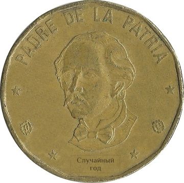 1 песо 1991-1992 Доминикана