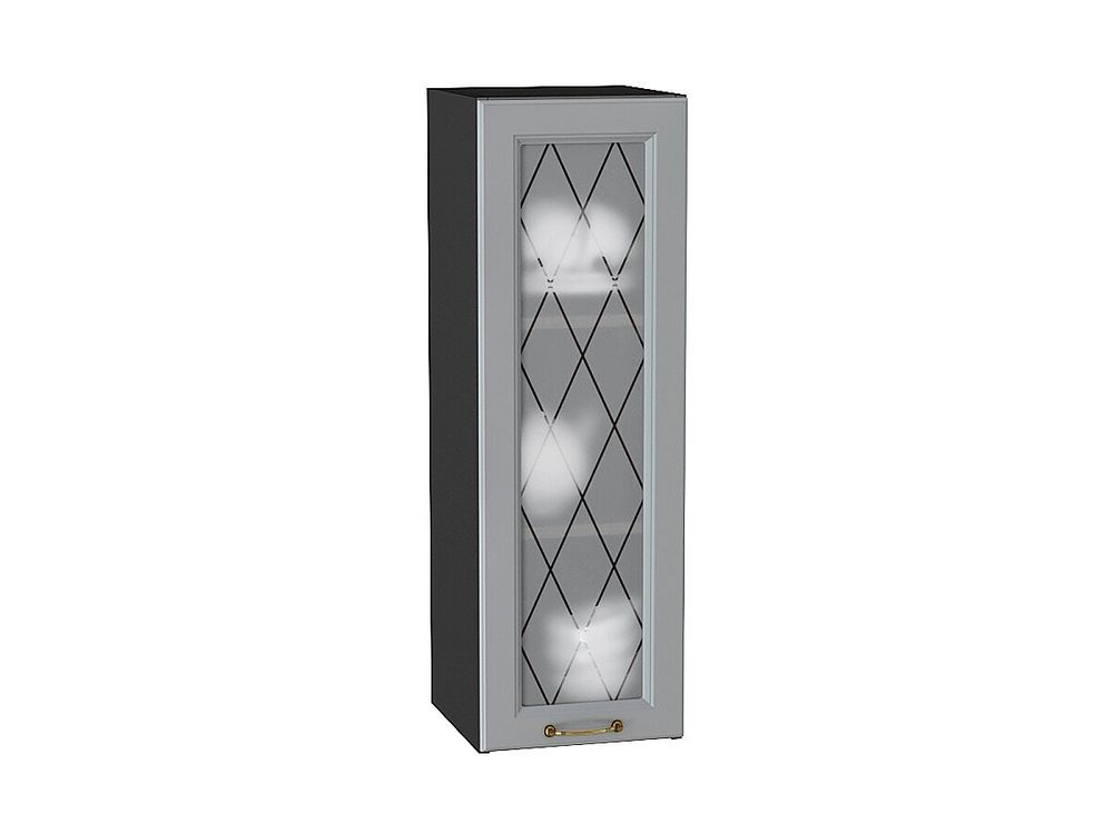 Шкаф верхний с 1-ой остекленной дверцей Ницца