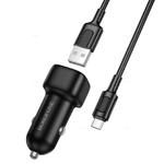 Автомобильное зарядное устройство для Micro-USB Borofone BZ34 QC3.0 (black)