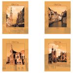 Тетрадь А5, 48 л., STAFF, клетка, офсет №2 ЭКОНОМ, обложка картон, "ГОРОДА", 402465, 4шт