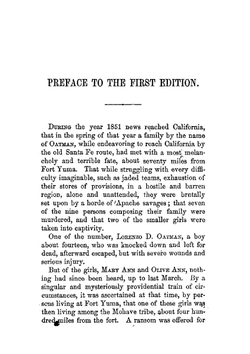 Captivity of the Oatman girls: being an interesting narrative of life among the Apache and Mohave Indians. Containing an interesting account of the . the narrow escape of Lorenzo D. Oatman; the | Royal B. Stratton