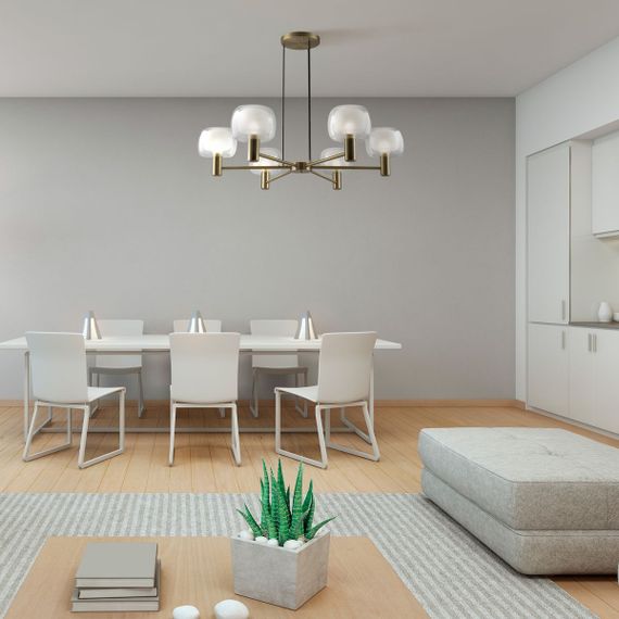 Подвесная люстра Maytoni Vision MOD411PL-06G