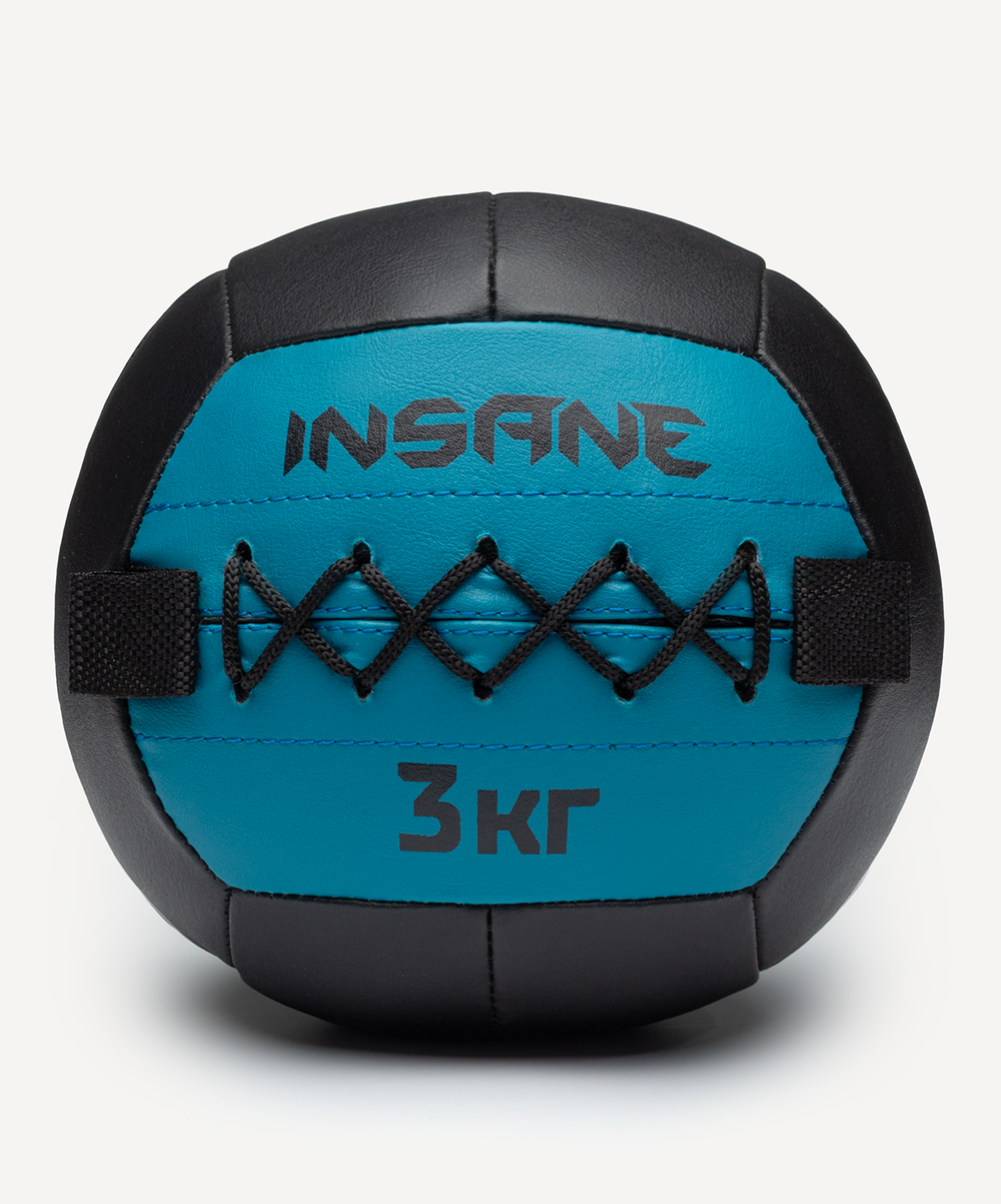 Медбол IN24-WB100, 3 кг, голубой