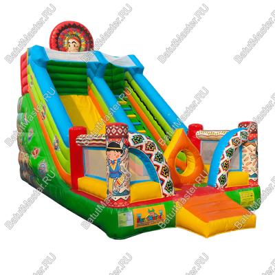 Надувная горка "Индиана" 7*4*6 м