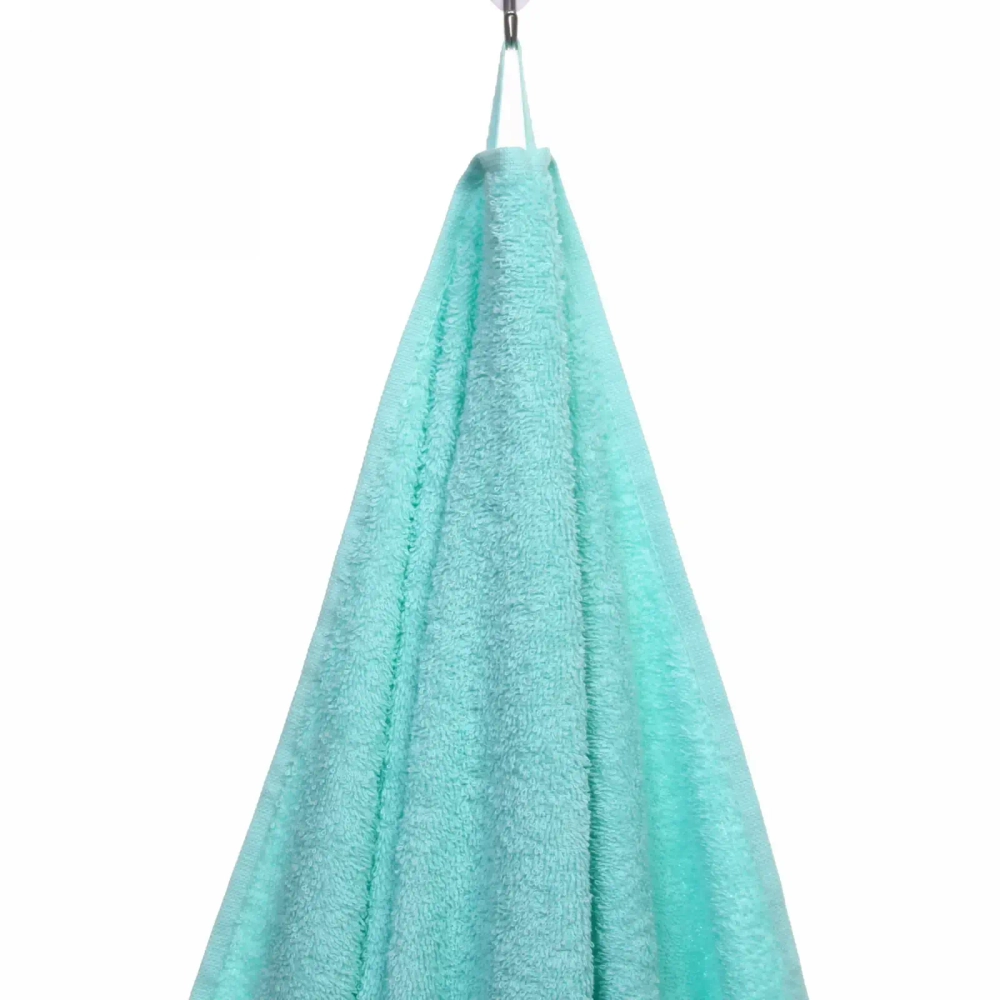 Полотенце махровое 70*140см «LUNA» цвет мятный 05010 плотность 360гр/м2 с петелькой-подвесом