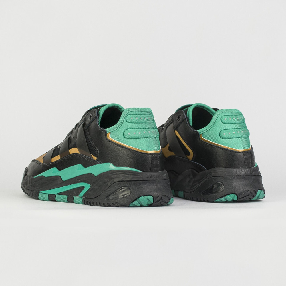 кроссовки Adidas Niteball Black / Green Ftwr.