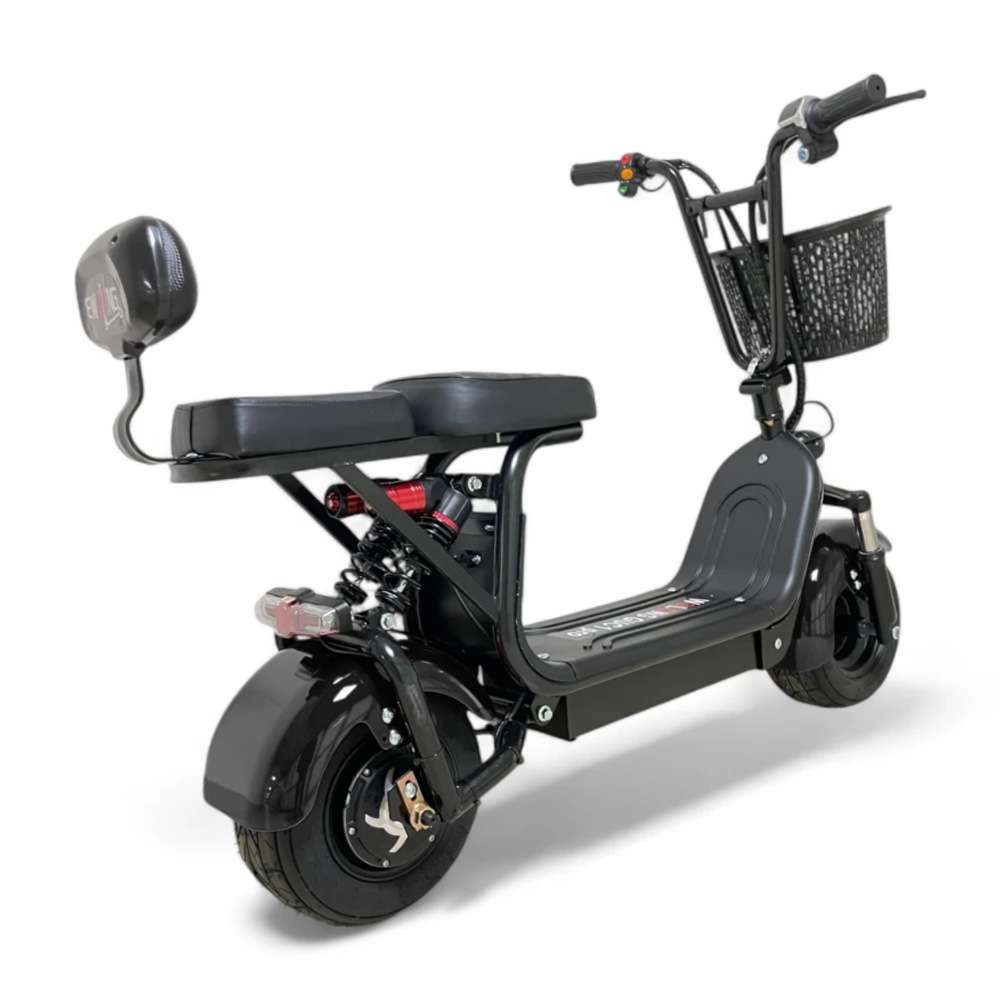 Электроскутер CityCoco WOLONG C1 PRO 48V 11Ah 800W Черный