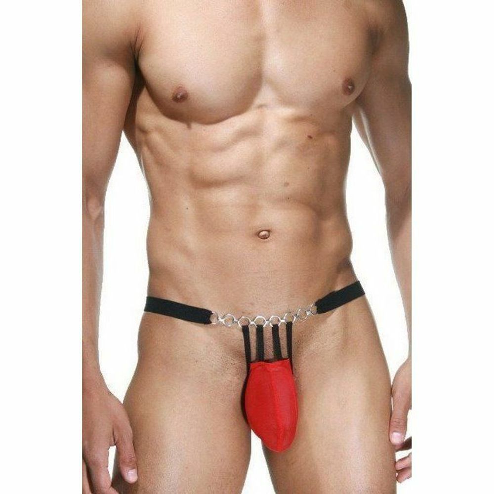 Мужские трусы стринги красные La Blinque LB15331