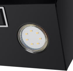 Каминная вытяжка Maunfeld BRIDGE 60 black glass black