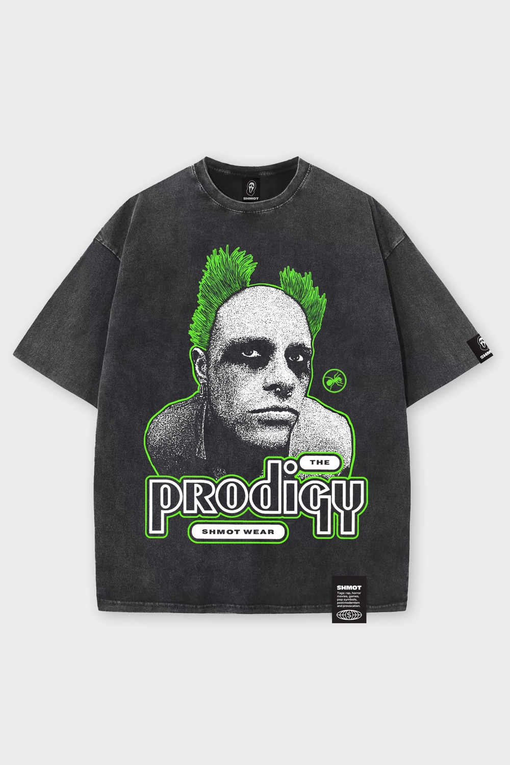 Футболка SHMOT "Prodigy" GARMENT DYE Черный