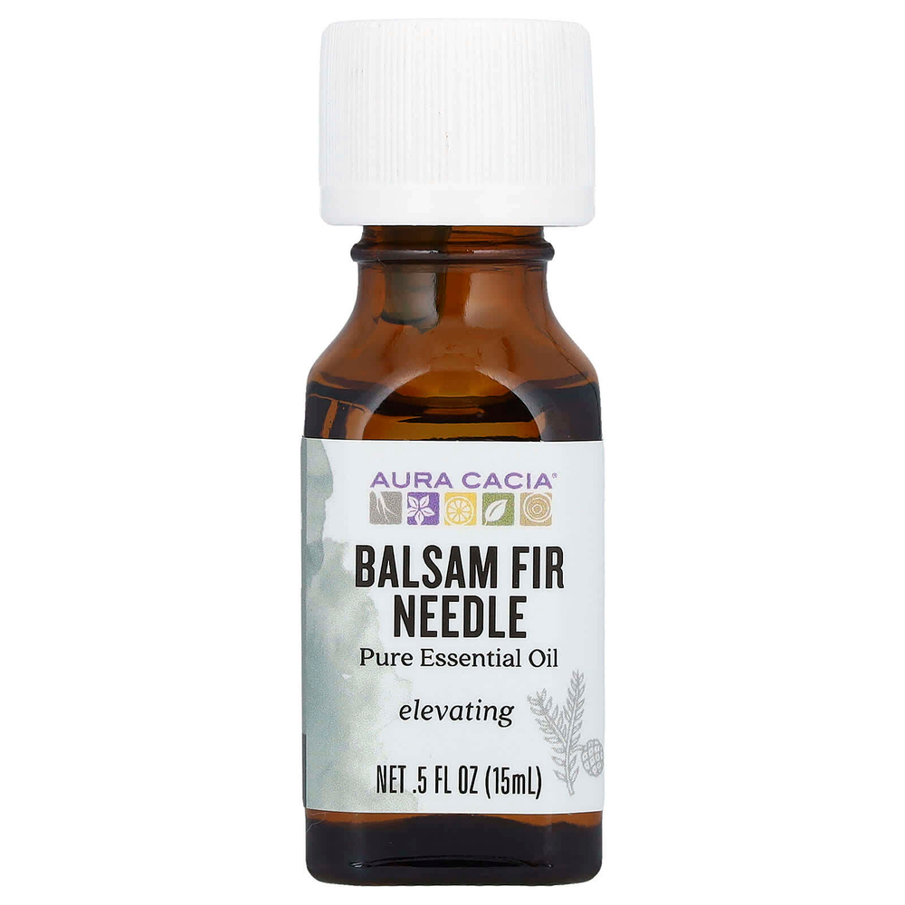 Aura Cacia, чистое эфирное масло, пихтовый бальзам, 15 мл (0,5 жидк. унции)