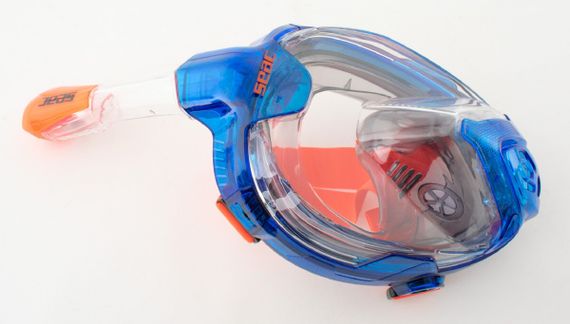Маска полнолицевая Seac Fun синий/оранжевый
