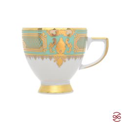 Кофейный сервиз Falkenporzellan Donna Seladon gold