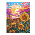 Картина по номерам 28,5*38см "Цветущие поля" (Lori)