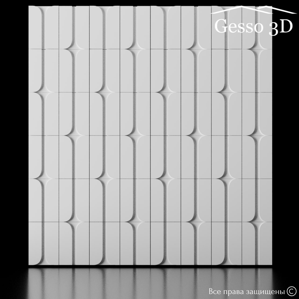 Гипсовая 3D панель Portofino