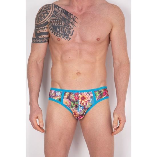 Мужские трусы брифы с разноцветным принтом Cosmos Colors  FR40_BPG