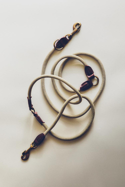 ZARA HOME ПОВОДОК ДЛЯ СОБАК С КОЖАНЫМИ ДЕТАЛЯМИ, ХАКИ