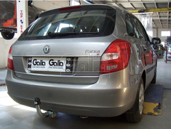 Фаркоп оцинкованный Galia S082A для Skoda Fabia седан/универсал 2000-2014(паспорт и сертификат в комплекте)(без электрики)