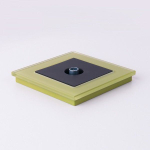 ТВ-розетка проходная (черный матовый)