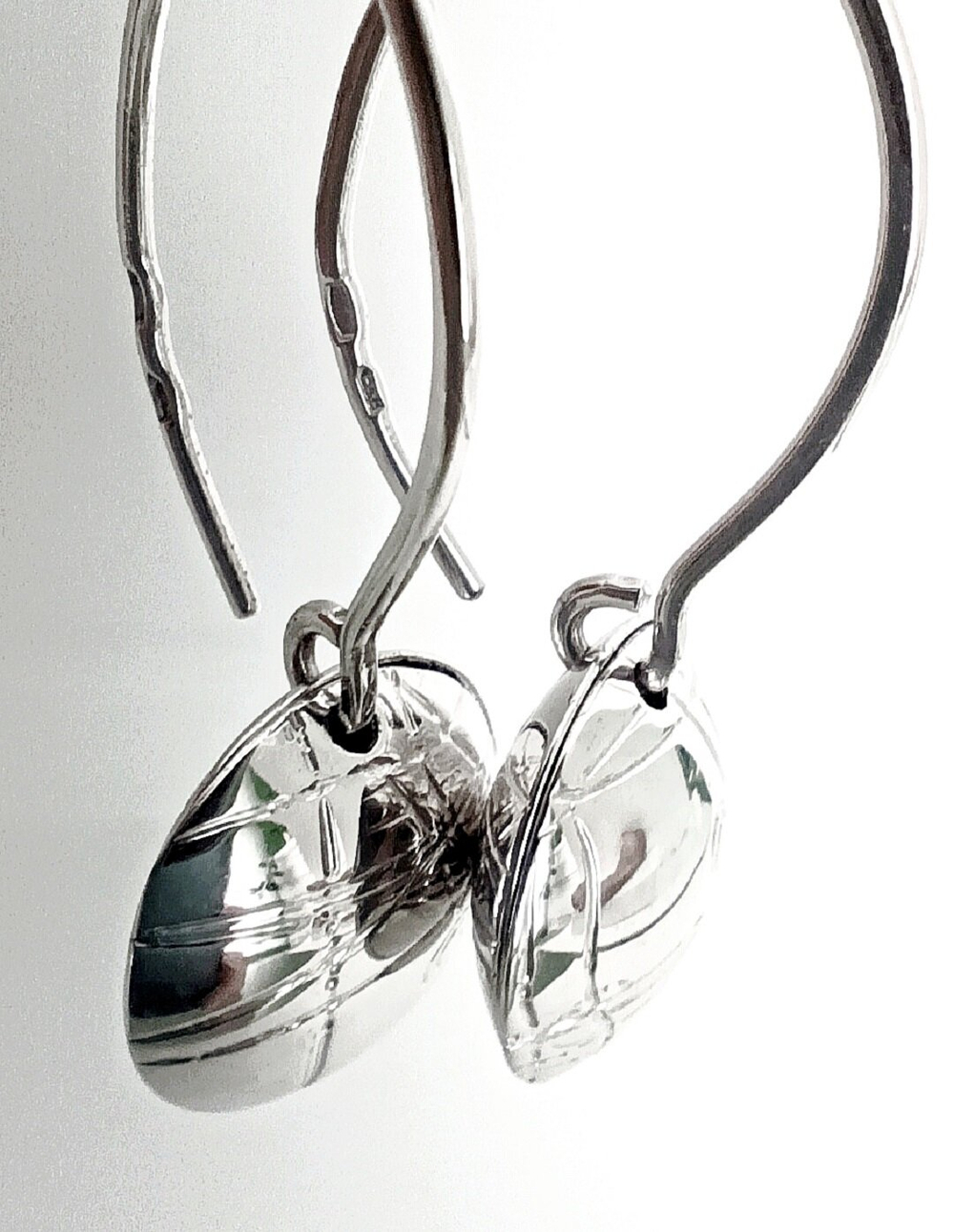 Серьги серебряные Эстерелла, проба 925, родированные/Ф