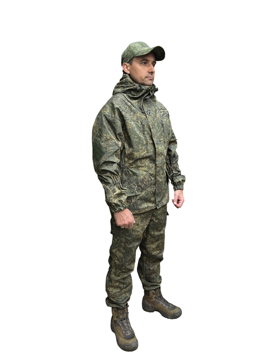 Костюм Горка 6М – Зелёная цифра (пиксель), летний, Беларусь