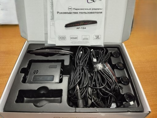 Парковачный радар ALFA AF-154 Black 4сенсора