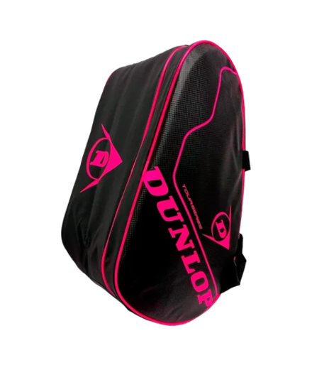 Сумка для падел Dunlop Tour Intro Black-Pink LTD, прочная и компактная