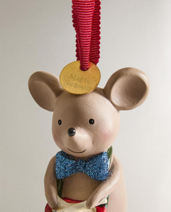 ZARA HOME НАБОР ЕЛОЧНЫХ УКРАШЕНИЙ «МУЗЫКАЛЬНЫЕ МЫШИ» (НАБОР ИЗ 3 ШТУК), РАЗНОЦВЕТНЫЙ