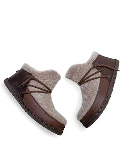 Ботильоны меховые "PERL"