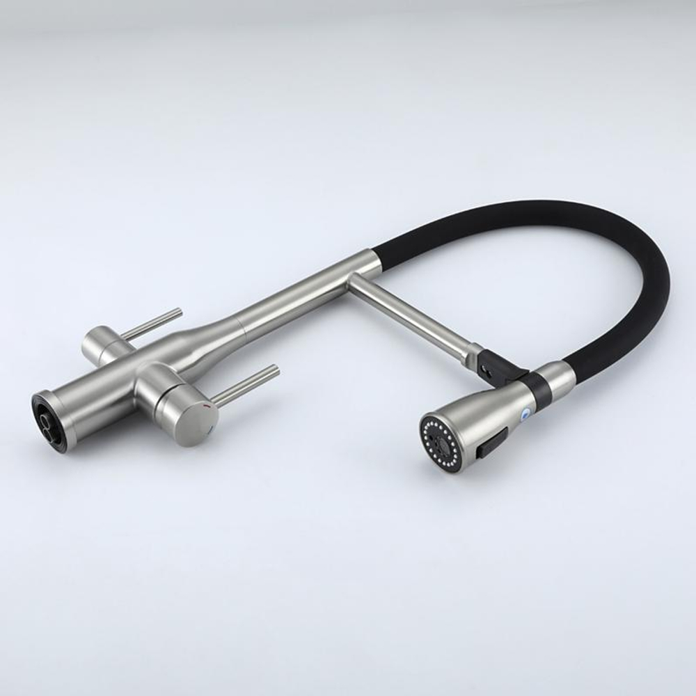 Смеситель для кухни с гибким изливом Gappo G4399-75