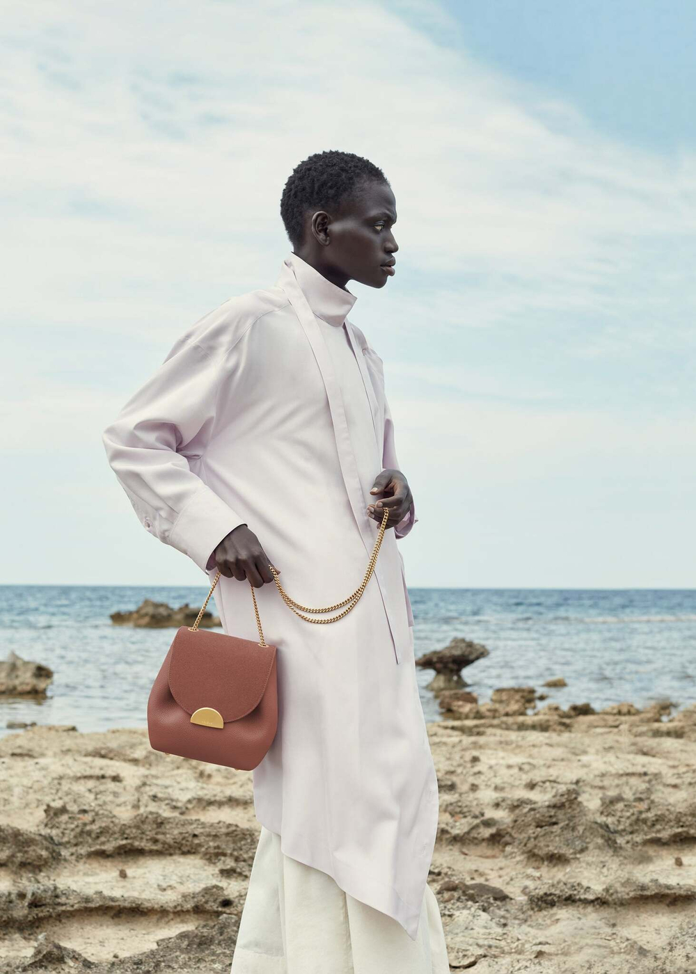 Сумка Polene Numéro Un Mini EDITION DUO BLUSH