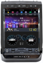 Магнитола для Ford F-150 2015-2020 (климат, SYNC 3) - Carmedia ZF-1306H-S3-Q6 вертикальный экран в стиле "Тесла" на Android 11, 8Гб+128Гб, CarPlay, 4G SIM-слот