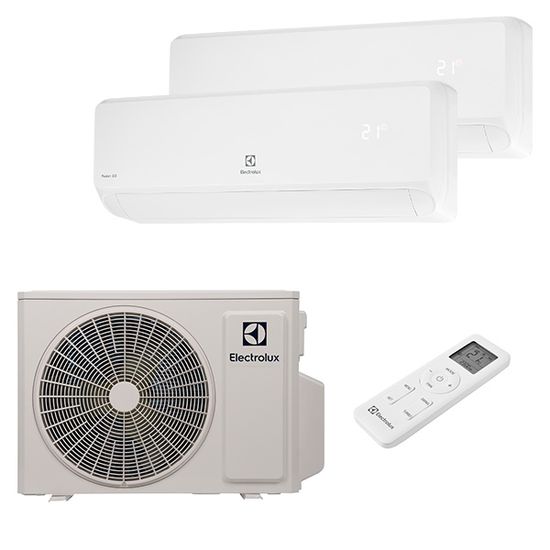Мультисплит система на 2 комнаты Electrolux EACS/I-07 HMB FMI/N8_ERP/in_WF x 2 / EACO/I-14 FMI-2/N8_ERP
