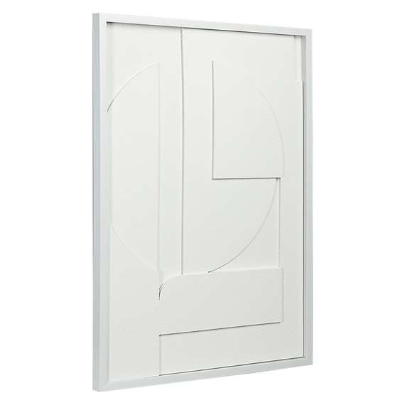 Панно декоративное с эффектом 3d minimalism, с белой рамой, 50х70 см