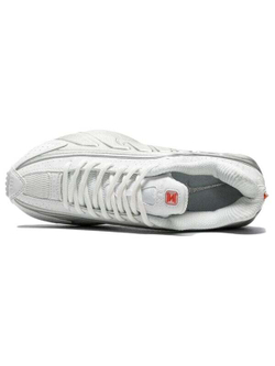 Кроссовки Nike Shox R4 White Metallic Silver Женские