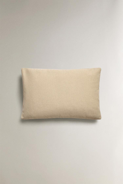 ZARA HOME ЧЕХОЛ ДЛЯ ДЕКОРАТИВНОЙ ПОДУШКИ С ВЫШИВКОЙ «ПАЛЬМЫ», СВЕТЛО-БЕЖЕВЫЙ